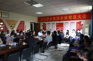 树正气，走正道，办正事——河南乐玩体育在线集团召开党员大会